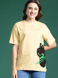 DressBerry Women Placement Print T-shirt