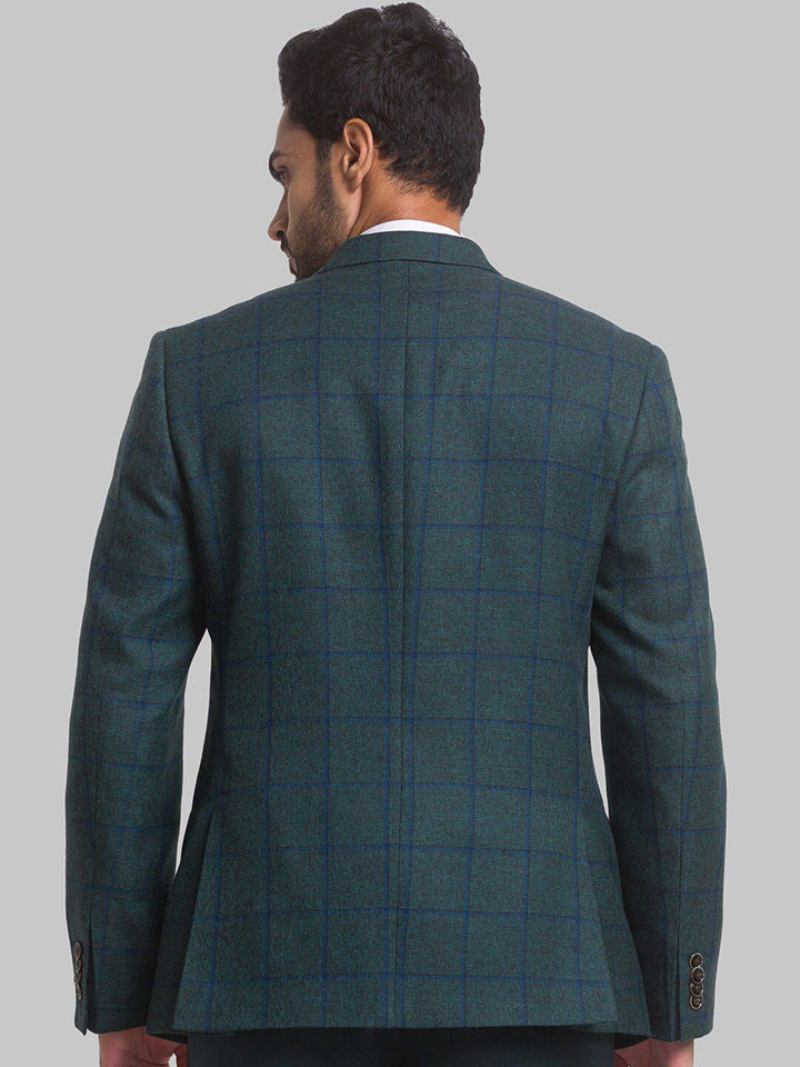 Park Avenue Men Checked Single Breasted Blazers
