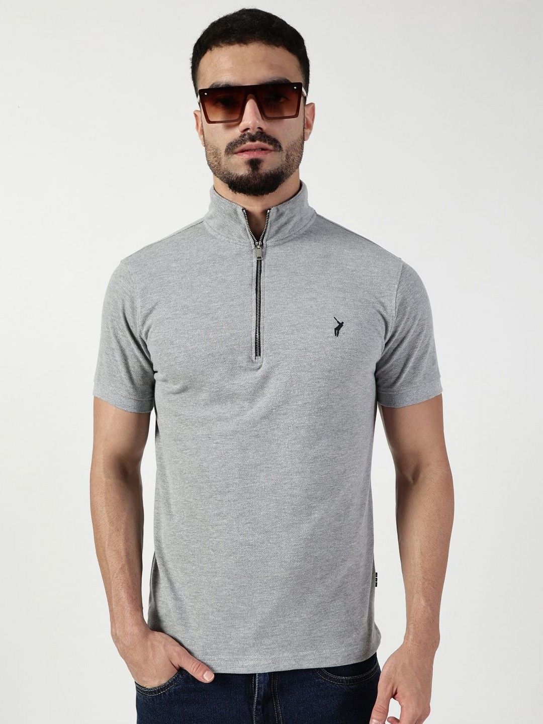 T-shirt kasual pepejal Thomas Scott Men