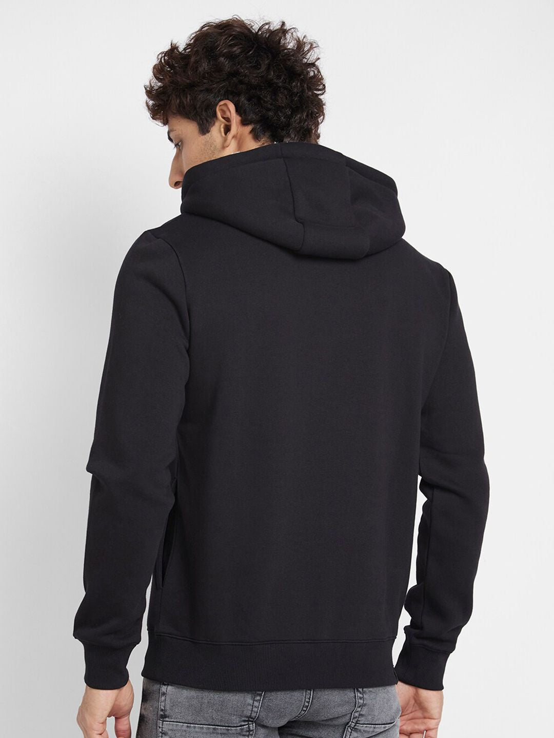 Being Human Graphic Printed Hooded Cotton Pullover