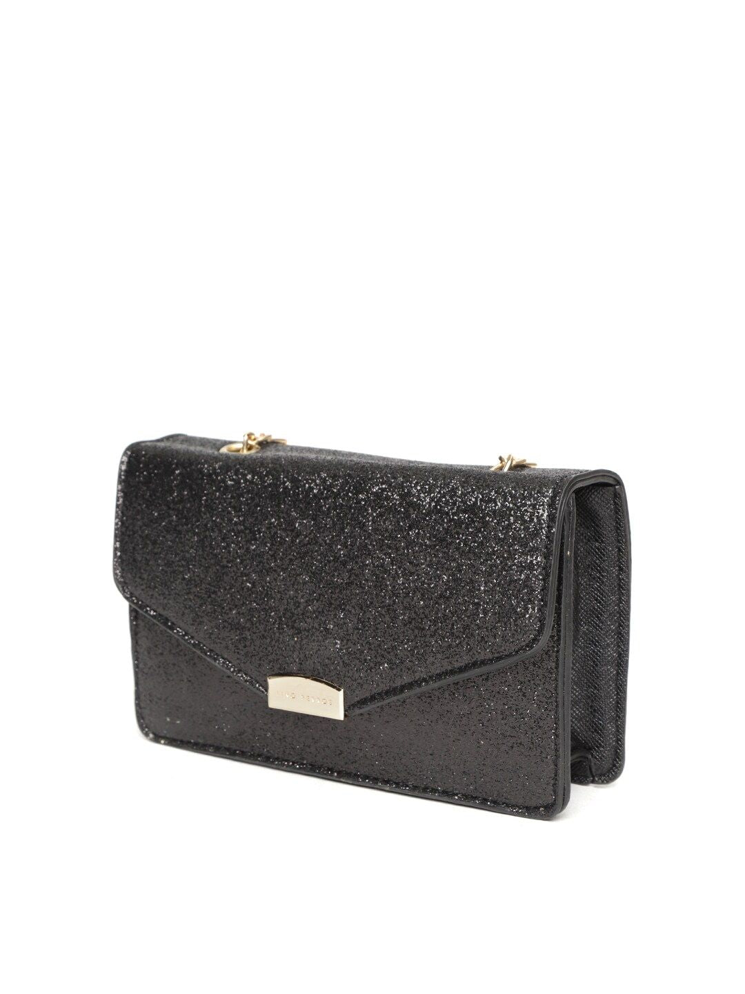 Lino Perros Black Shimmer Sling Bag