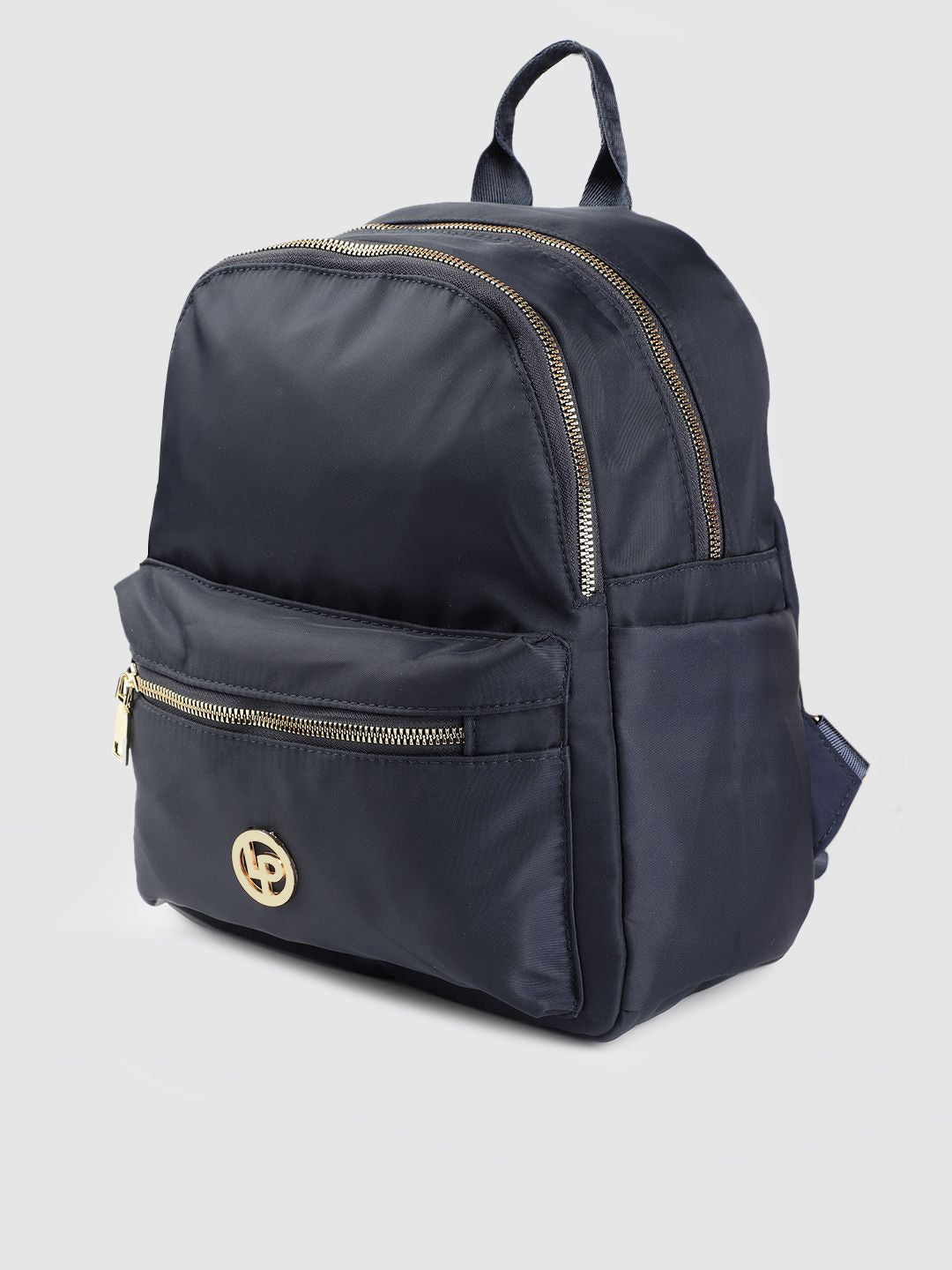 Lino Perros Women Navy Blue Backpack with 11 Inch Tablet Sleeve
