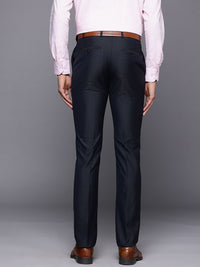 Raymond Men Checked Slim Fit Trousers