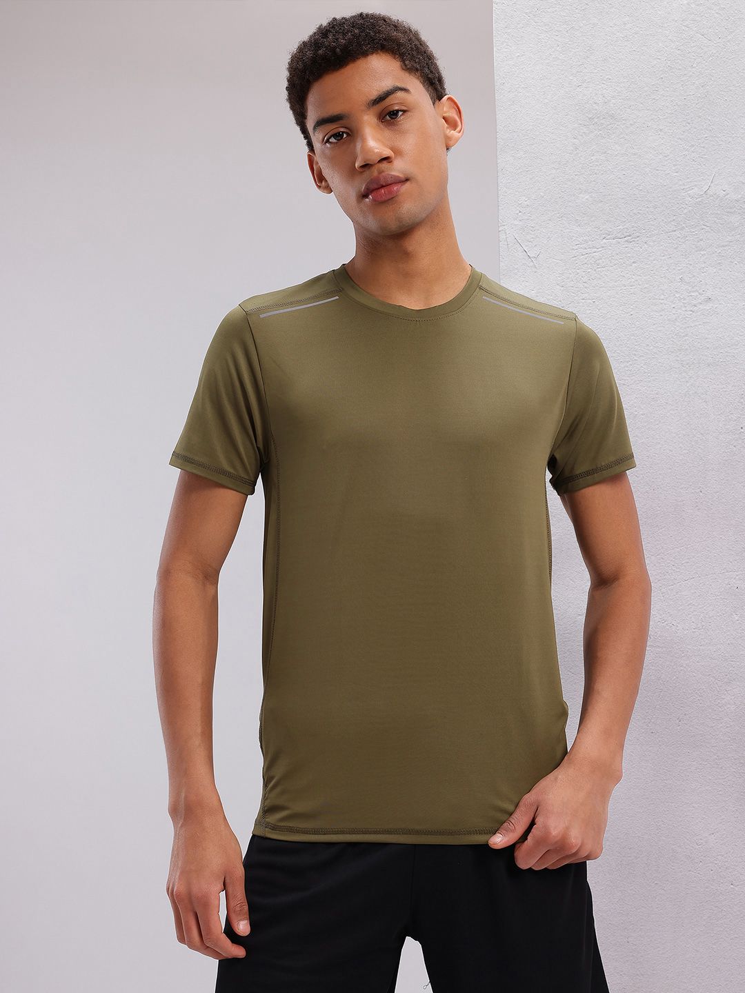 HRX by Hrithik Roshan Men Printed Rapid-Dry Training T-shirt