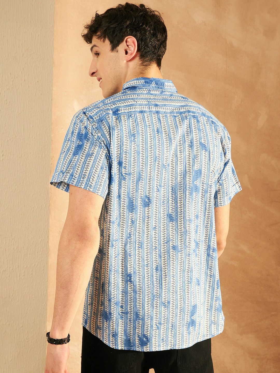 DENNISON Block Printed Lightweight Casual Shirt
