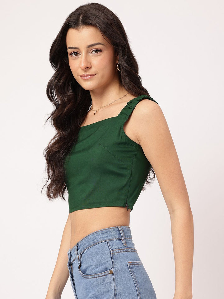 DressBerry City Chic Fitted Crop Top