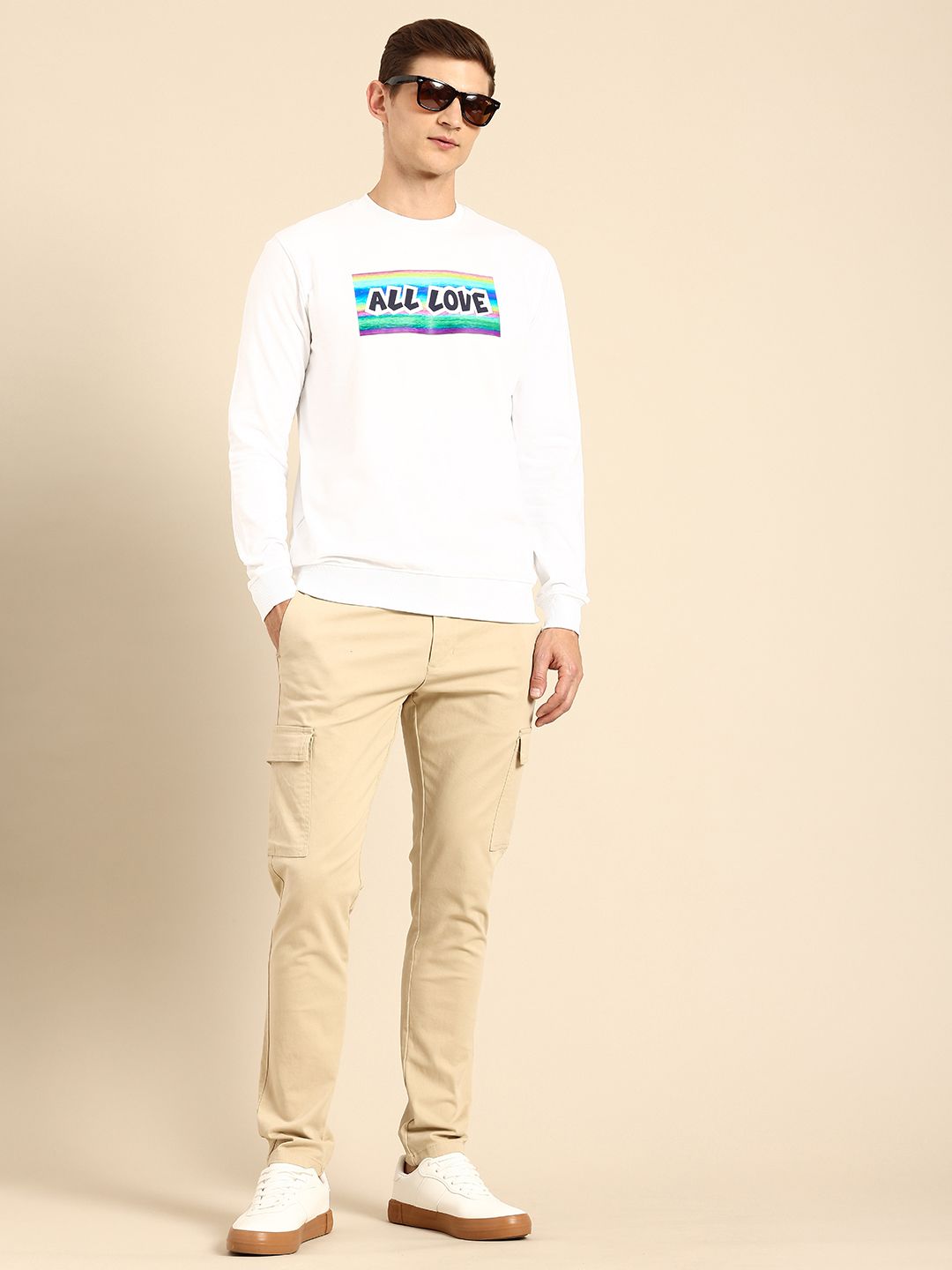 Being Human Pure Cotton Printed Sweatshirt