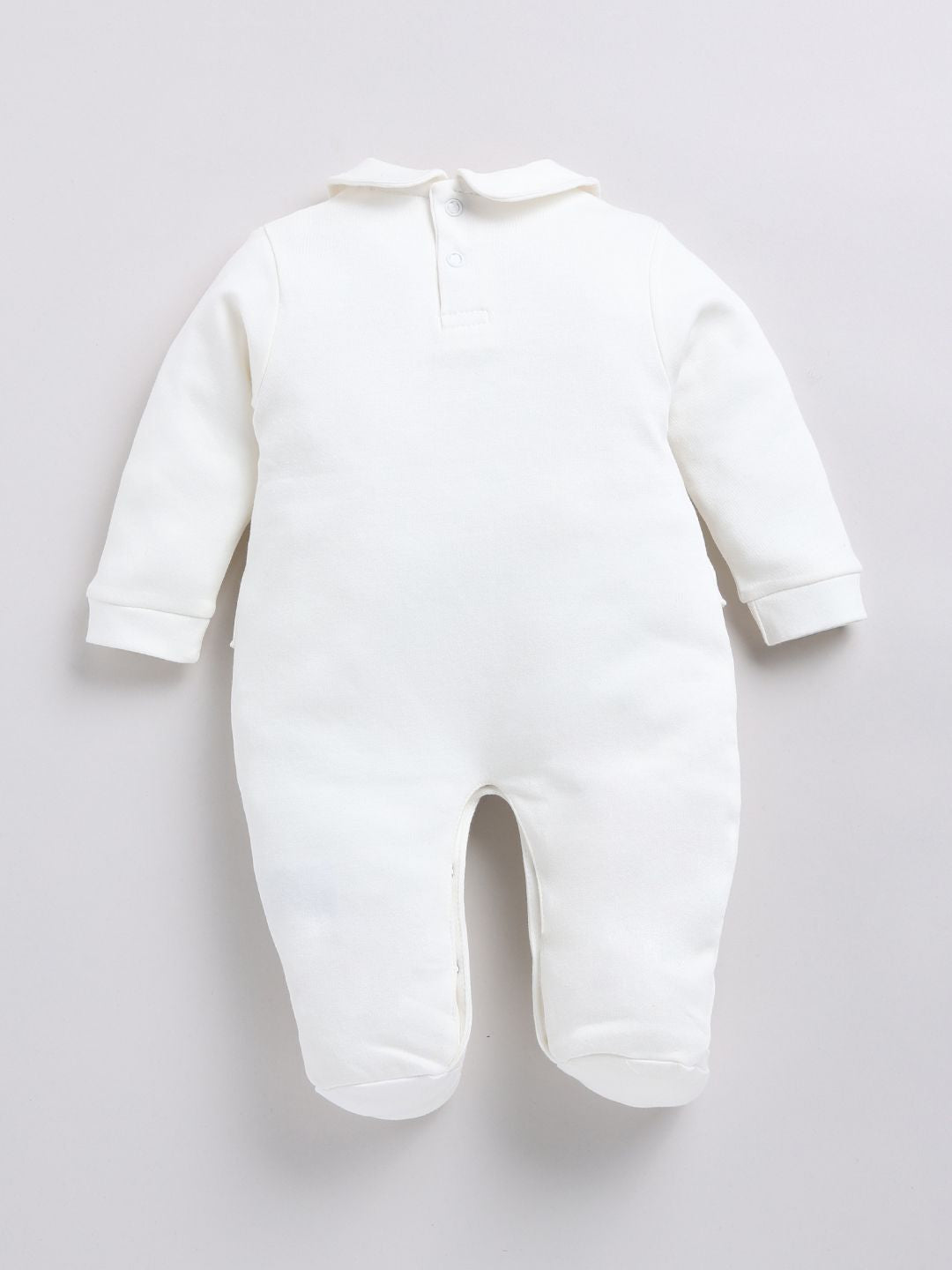 Moms Love Infant Girls Printed Sleepsuit