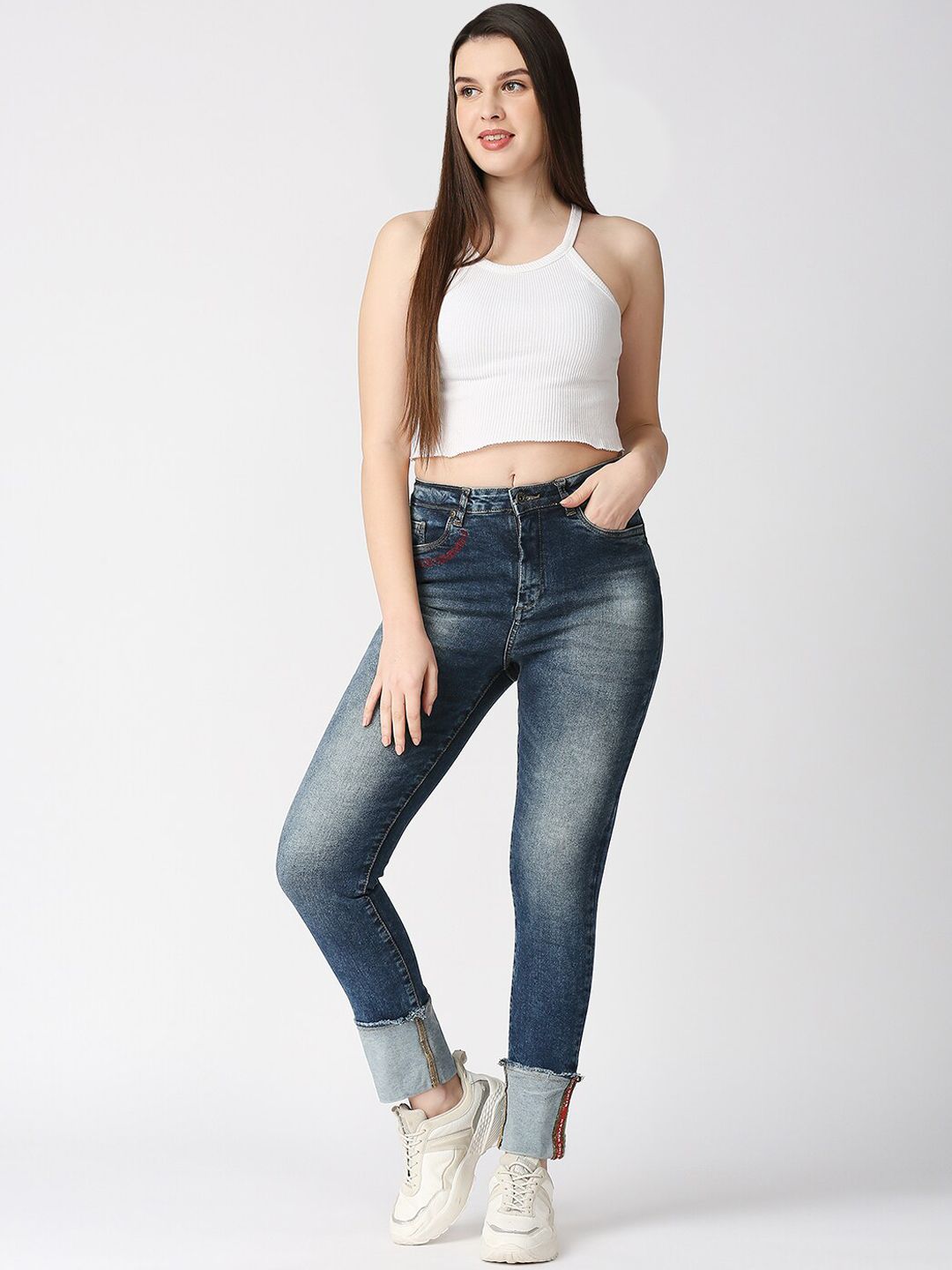 Being Human Women Heavy Fade Jeans