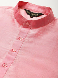 SOJANYA Men Embroidered Kurta with Churidar