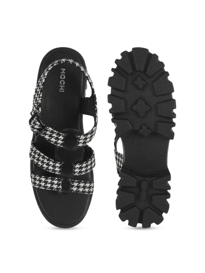 Mochi Women Open Toe Backstrap Block Heel Sandals