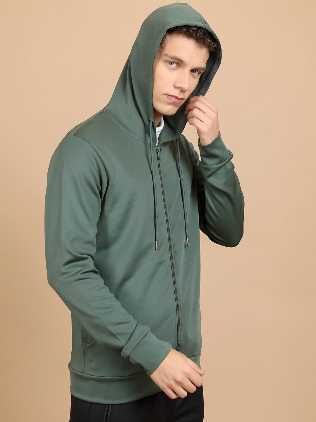 HIGHLANDER Hooded Front-Open Sweatshirt