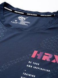 HRX by Hrithik Roshan Men Typography Printed Rapid-Dry Training T-shirt