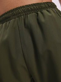 HRX by Hrithik Roshan Men Brand Logo Print Detail Mid-Rise Training Shorts