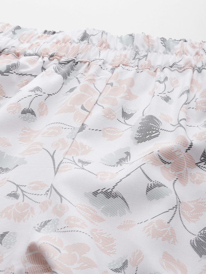 Libas Women Printed Shirt with Trousers