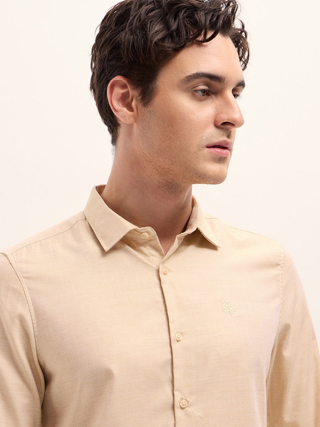 THE BEAR HOUSE Men Tailored Fit Opaque Formal Shirt
