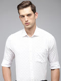 Park Avenue Men Pure Cotton Slim Fit Printed Formal Shirt
