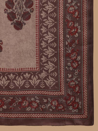 KALINI Floral Printed Straight Kurta with Trousers & Dupatta