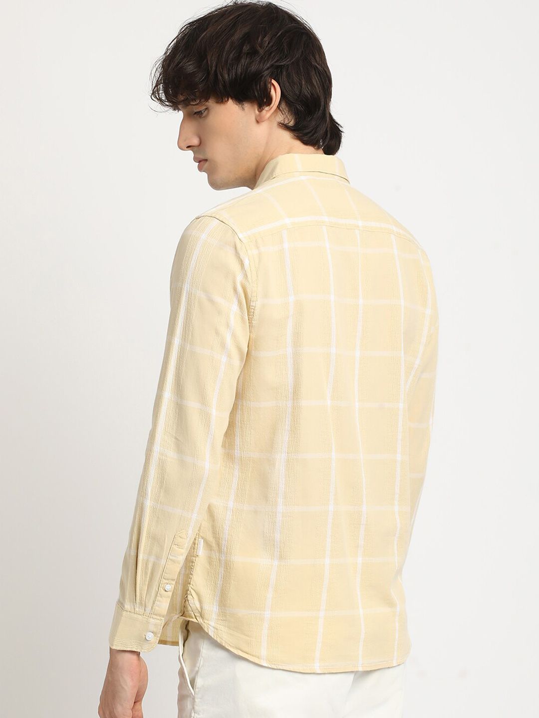 THE BEAR HOUSE Checked Slim Fit Casual Shit