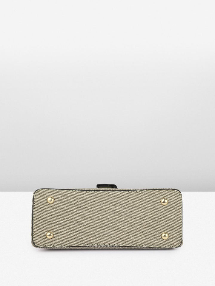all about you Textured Structured Satchel