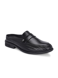 House of Pataudi Men Round Toe Formal Slip On Shoes