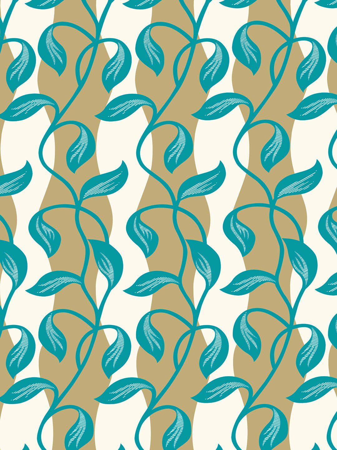 Story@home Nature White & Blue Set of 2 Floral Long Door Curtains