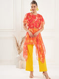 Antheaa Embellished Asymmetrical Tunic & Trouser