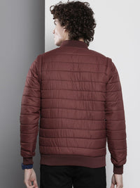 The Indian Garage Co Men Solid Zip-Front Puffer Jacket