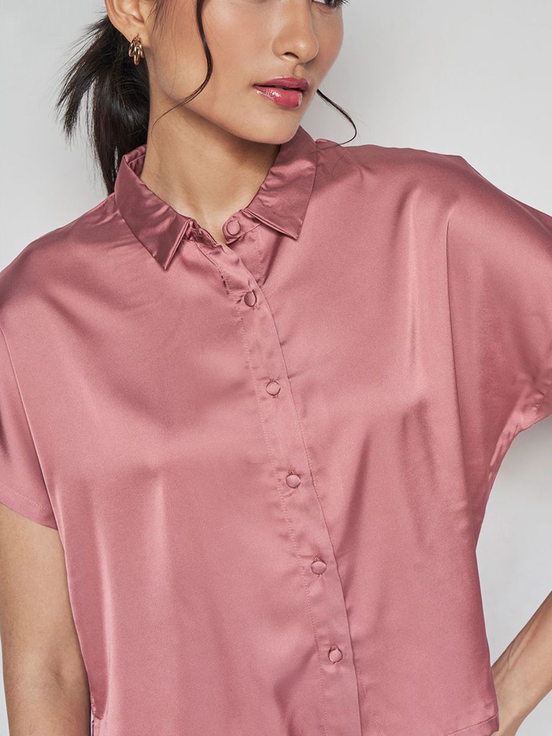 AND Extended Sleeves Shirt Style Top