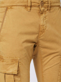 SPYKAR Men Mid Rise Regular Fit Cargos Cotton Trousers
