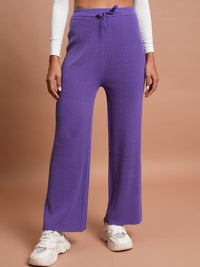 Tokyo Talkies Relaxed Cardigan With Flared Pants Co-Ord