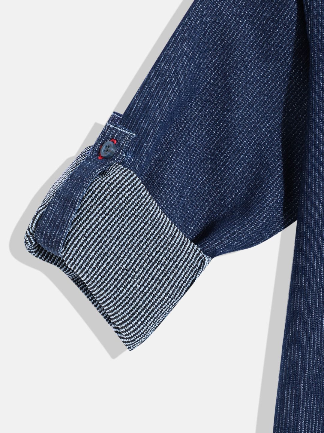 Monte Carlo Boys Printed Textured Smart Fit Shirt