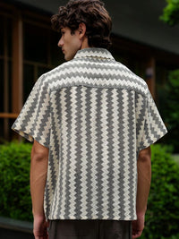 Eszett Men Classic Printed Casual Shirt