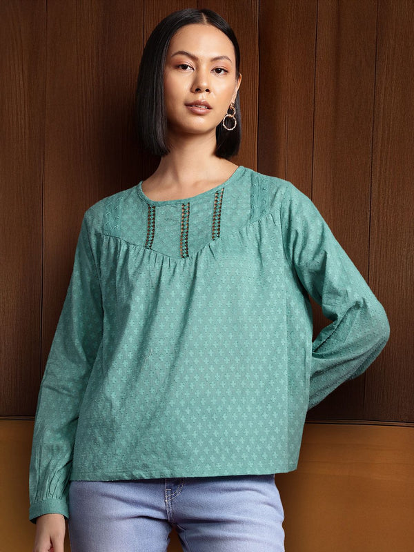 all about you Dobby Cotton Top