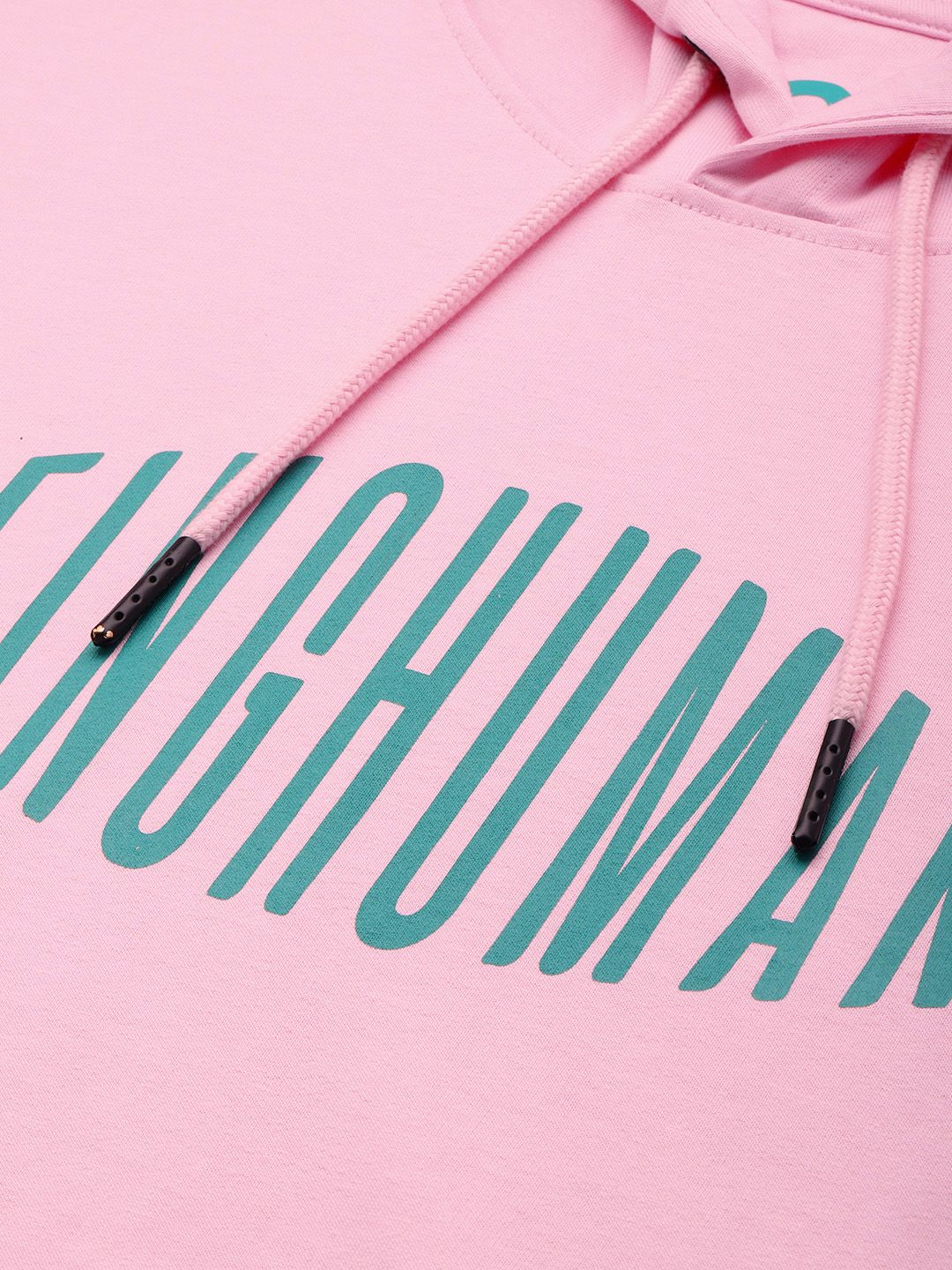 Being Human Men Brand Logo Print Hooded Pure Cotton Sweatshirt