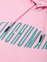Being Human Men Brand Logo Print Hooded Pure Cotton Sweatshirt