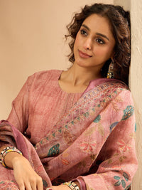 Indo Era Women Embroidered Kurta with Trousers & Dupatta