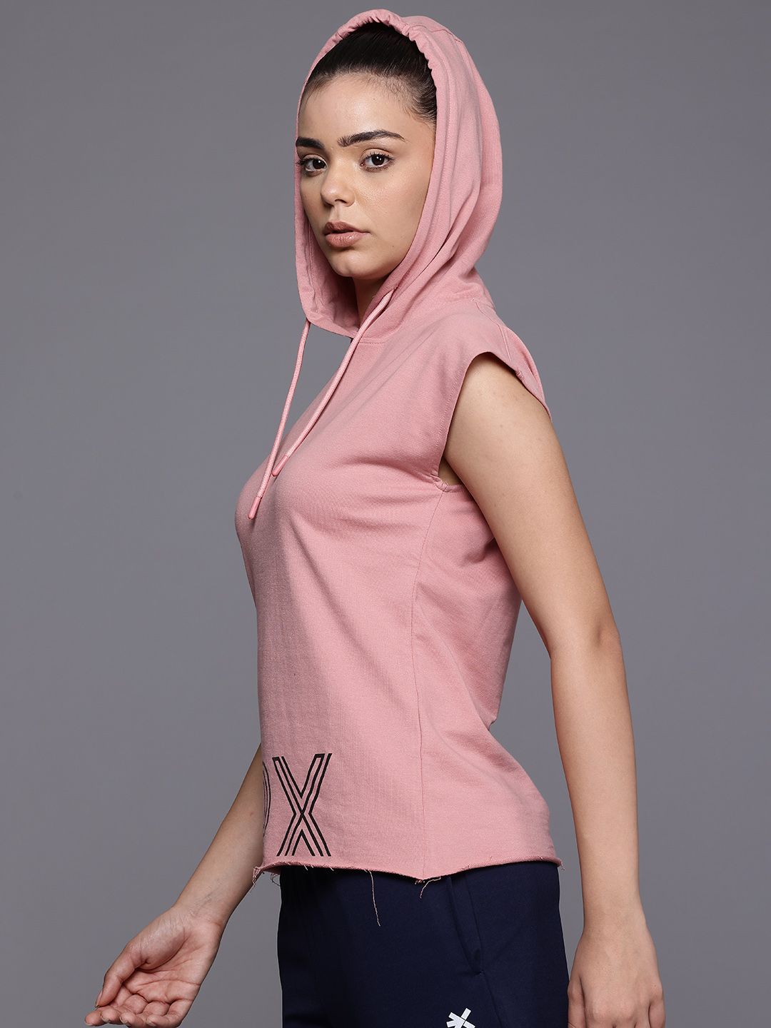 HRX by Hrithik Roshan Printed Hooded Sweatshirt