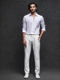 RARE RABBIT Men Broad Slim Fit Cotton Shirt