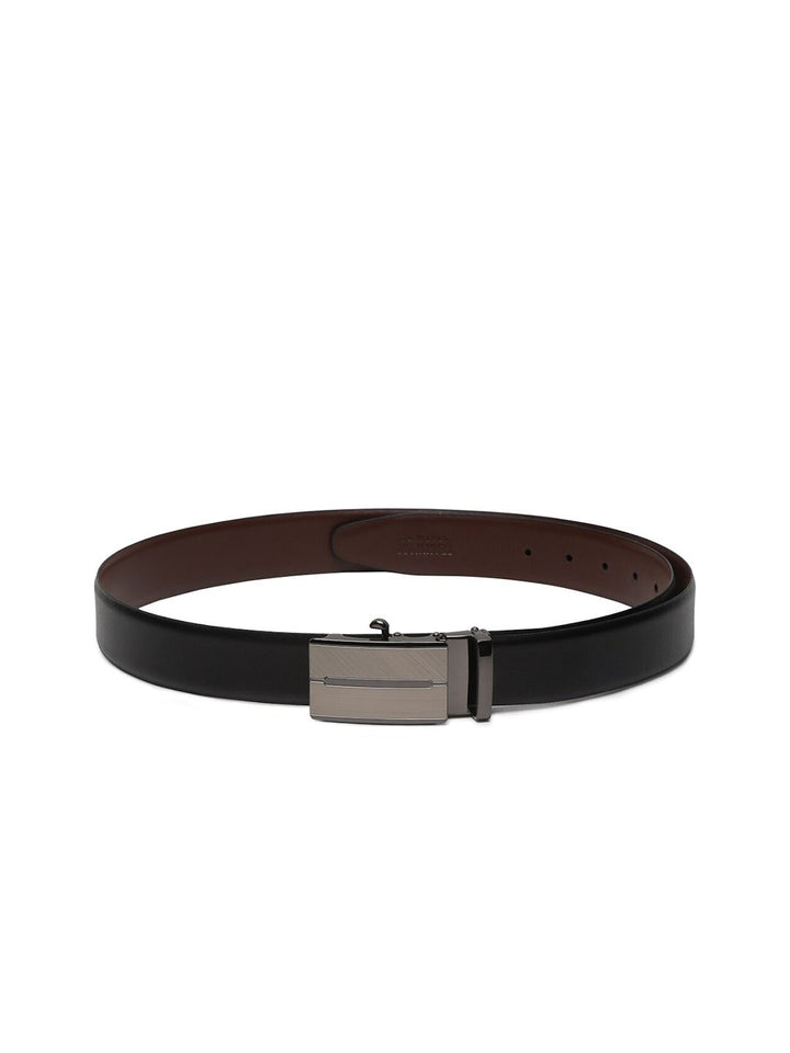 Teakwood Leathers Men Leather Reversible Formal Belt