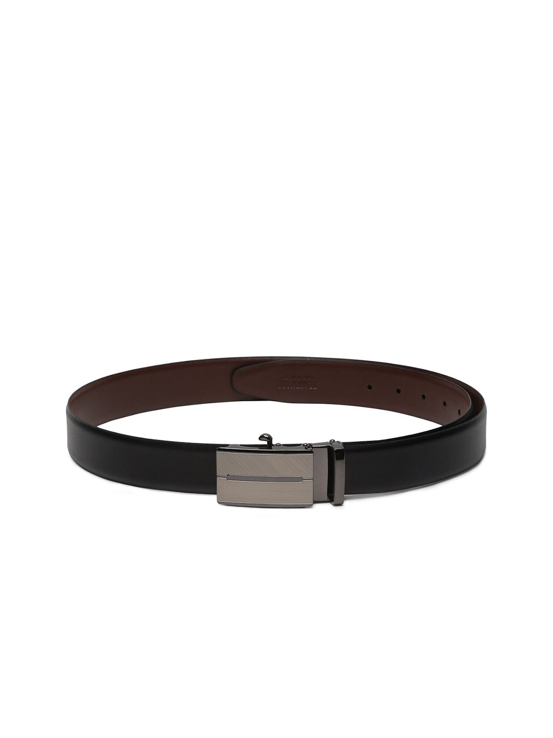 Teakwood Leathers Men Leather Reversible Formal Belt