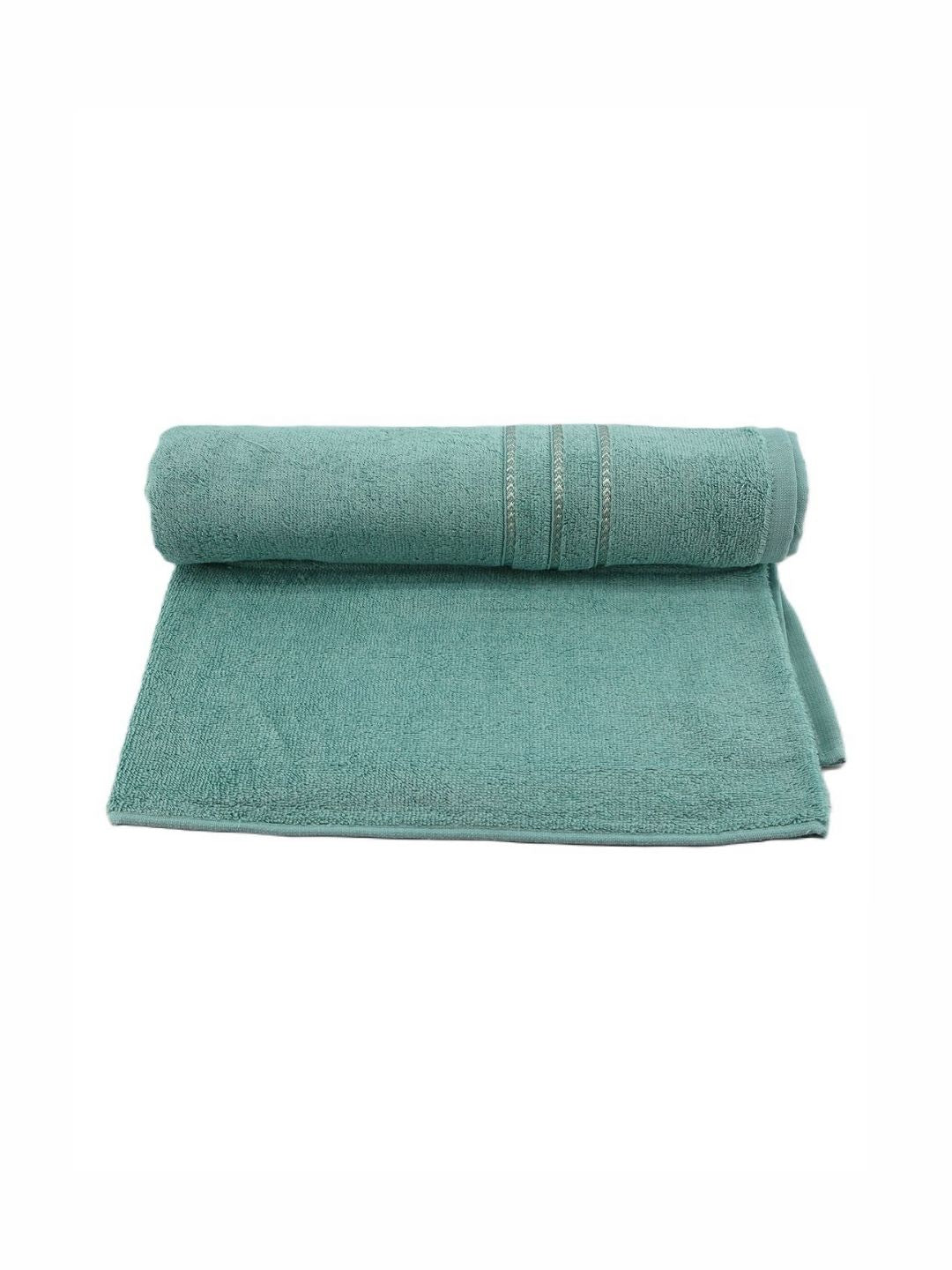 BOMBAY DYEING Flora Lavender 1 Pcs 400 GSM Pure Cotton Solid Bath Towel