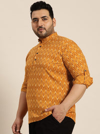 SOJANYA PLUS Geometric Printed Cotton Kurta