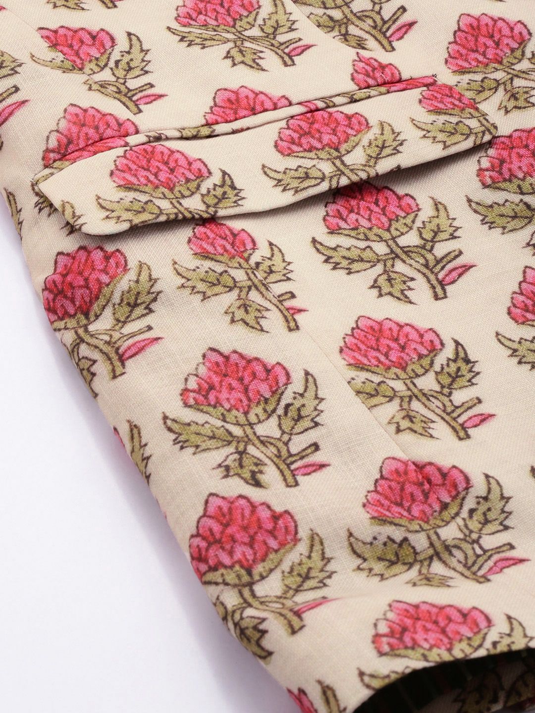 Mr. Bowerbird Tailored-Fit Floral Printed Single Breasted Casual Blazer