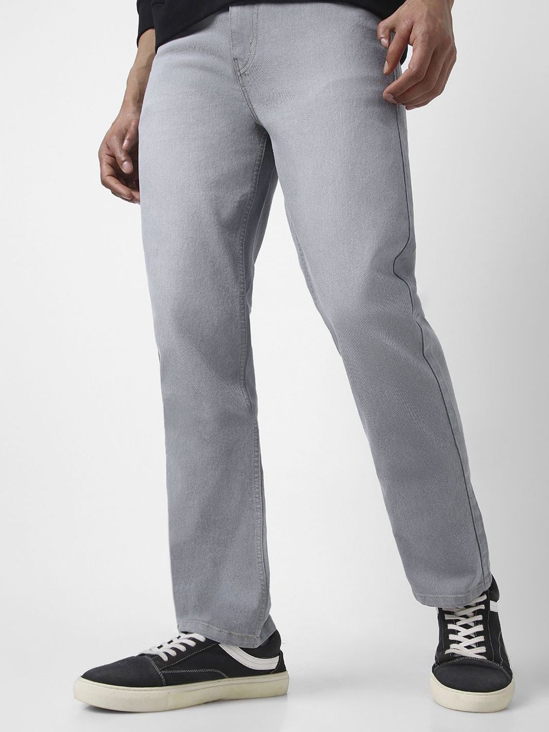 Urbano Fashion Men Straight Fit Heavy Fade Stretchable Jeans