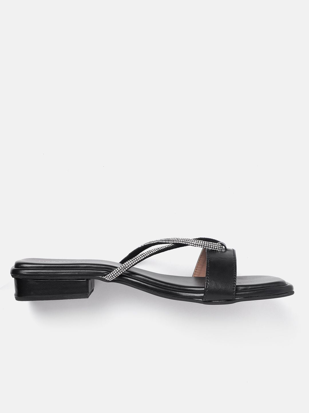 Lino Perros Embellished Open Toe Flats