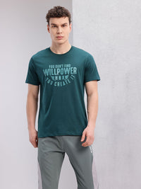 HRX by Hrithik Roshan Men Typography Printed Training T-shirt