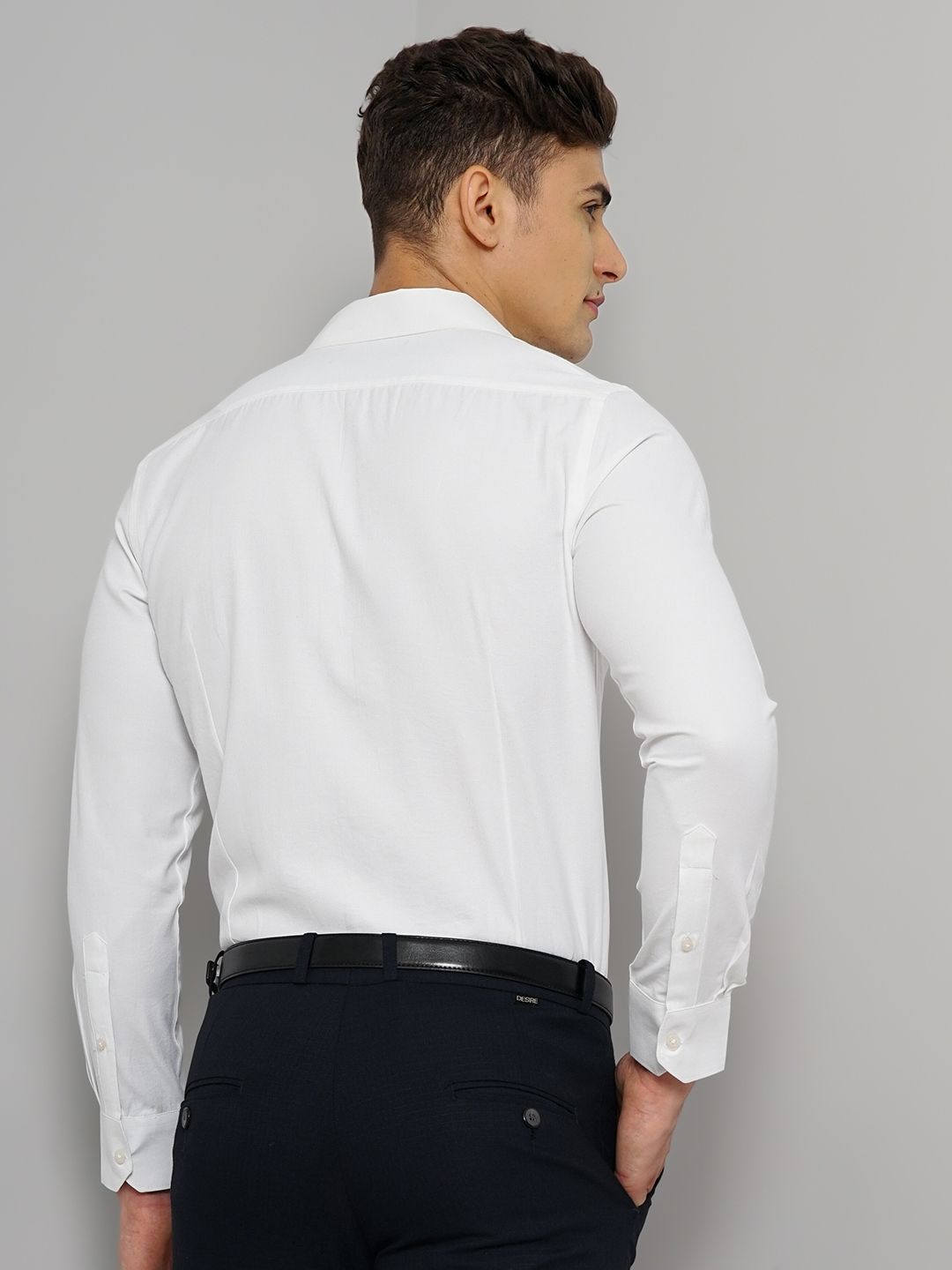 The Indian Garage Co. X Luxe Slim Fit Spread Collar Formal Shirt