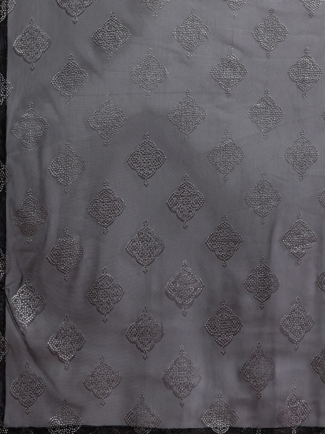 Anouk Floral Print Gotta Patti Kurta with Palazzos & Dupatta