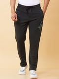 Being Human Men Mid Rise Placement Print Track Pants